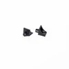 Laikikliai HAUSHALT F5-10A/S29, 13×13 mm, juoda, 50 vnt.