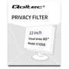 Laikiklis Qoltec 51056 ekrano privatumo filtras 55,9 cm (22″) Monitorius