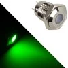 Lamptron Vandalism-proof LED – žalias, sidabrinis housing