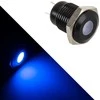 Lamptron Vandalism-protected LED – mėlynas, juodas housing