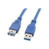 LANBERG CA-US3E-10CC-0018-B extension cable USB 3.0 AM-AF 1.8m mėlynas