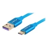 LANBERG CA-USBO-22CU-0018-BL laidas Premium Quck Charge 3.0 USB-C M A M 1,8m Mėlyna