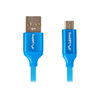 LANBERG CA-USBM-20CU-0018-BL laidas Premium Quick Charge 3.0 USB Micro-B M A M 1.8M Mėlyna