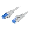 LANBERG patchcord kat.6A FTP LSZH CCA 0.5m pilkas