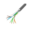 Kabelis FTP Lanberg LCF5-10CC-0305-S (F/UTP, RJ45 - F/UTP, RJ45 , F/UTP, 305m, 5e, pilka spalva)