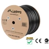 Lanberg UTP solid gel. cable, CU, cat. 6, 305m, Juodas