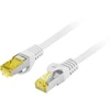 LANBERG patchcord kat.6A S/FTP LSZH CU 10m pilkas