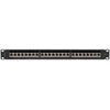 LANBERG patch panel 24 port 1U cat.7 FTP juodas