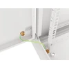 LANBERG sieninė spintelė 19 colių 12U 600x450 plieninės durys pilkas flat pack