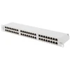 Lanberg Patch Panel 48 port 1U 19" kat.6 FTP ekranowany pilka