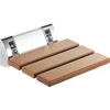 Deante Vital sieninė atlenkiama dušo sėdynė NIV_451P, Chrome/Brown