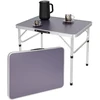 Enero Camp Sulankstomas kempingo staliukas 75x55x25–59 cm pilkas