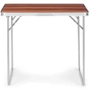 MultiGarden Turistinis stalas ModernHome, 80x60x70 cm, rudas