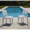 Lauko kėdė Progarden Smart, balta, 51 cm x 50 cm x 82 cm