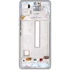 LCD ekranas + jutiklinis blokas + priekinis dangtelis Samsung A536B Galaxy A53 5G Awesome Mėlyna (Paslaugų paketas)