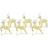 LED elniai su 180 LED 6 pcs Auksinė PET