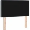 LED galvūgalis su LED juostelėmis Tamsiai pilka 80 cm Aksomas