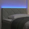 LED galvūgalis Šviesiai pilka 100 cm Aksomas