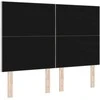 LED galvūgalis Šviesiai pilka 144 cm Aksomas