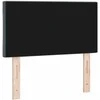 LED galvūgalis Tamsiai pilka 80 cm Aksomas