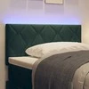 LED galvūgalis Tamsiai žalia 90 cm Aksomas