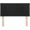 LED galvūgalis Juodas 90 cm Aksomas
