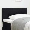 LED galvūgalis su LED juostelėmis Juodas 100 cm audinys
