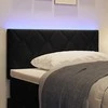 LED galvūgalis Juodas 90 cm Aksomas