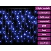 LED girlianda varvekliai, 10m, 400 mėlynų LED, 8 funkcijos
