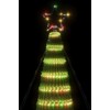 Šviečianti Kalėdų eglutė, 300cm, 688 LED, kūgio formos