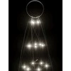 Kalėdų eglutė ant vėliavos stiebo, 180cm, 200 šaltų LED