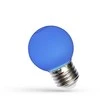 LED lempa, Spectrum, P45, 1W, E27, mėlynos spalvos