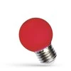 LED lempa, Spectrum, P45, 1W, E27, raudonos spalvos