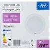 LED lubinis šviestuvas PNI D-Light CL2418 18W, apvalus 21,7 cm, 6400K, 230V, 1980 lm, šaltai balta spalva