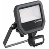 Ledvance 11-17W LED prožektorius FL 20 GEN4, juodas, 4000K, IP65, su judesio davikliu