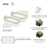 Lékué INSERT FOR AIR FRYER GLASS 2PCS