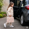Lėlių namelis lagaminėlyje, dviaukštis, su mediniais baldais, 20 priedų rinkinys ECOTOYS