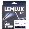 Lemlux LED juosta, 5m ritė, 24Vdc, 11W/m, COB 480LED/m, Rožinė, IP20, 180°