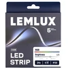 Lemlux LED juosta, 5m ritė, 24Vdc, 14W/m, COB 840LED/m, RGB, IP20, 180°