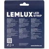 Lemlux LED juosta, 5m ritė, 24Vdc, 19W/m, COB 840LED/m, RGB +NW 4000K, IP20, 180°