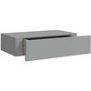 Lentynos su stalčiais, 2vnt., pilkos, 40x23,5x10cm, MDF