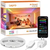 „Lepro S1“ 20 m belaidžio „Bluetooth“ RGBIC LED ausinės