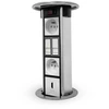 Legrand LGR Kolumna biurkowa niewyposażona do montażu w blacie gniazd standardu 22,5×45 mm (45x45mm), 8M (4x2M)