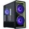 Kompiuterio korpusas Lian Li LANCOOL 217 INF, Mid-Tower, grūdinto stiklo šoninis langas, RGB apšvietimas, juodos spalvos