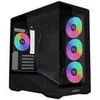 Lian Li VECTOR V100 MINI PC Case, Micro-ATX, Tempered Glass – Juodas
