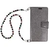 Liavec Glitter Magsafe Book dėklas skirtas Samsung Galaxy S23 Plus juodos spalvos
