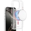 Liavec Glossy Magsafe Clear dėklas skirtas Apple iPhone 16 Pro rožinės spalvos