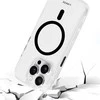Liavec Glossy Magsafe Clear dėklas skirtas Apple iPhone 15 juodos spalvos