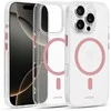 Liavec Glossy Magsafe Clear dėklas skirtas Apple iPhone 16 Pro rožinės spalvos