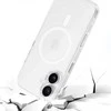 Liavec Glossy Magsafe Clear dėklas skirtas Apple iPhone 16 baltos spalvos